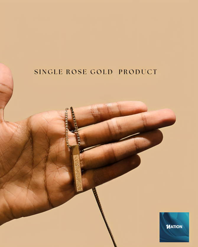 Ayat Al-Kursi Pendant (Rose Golden Edition)